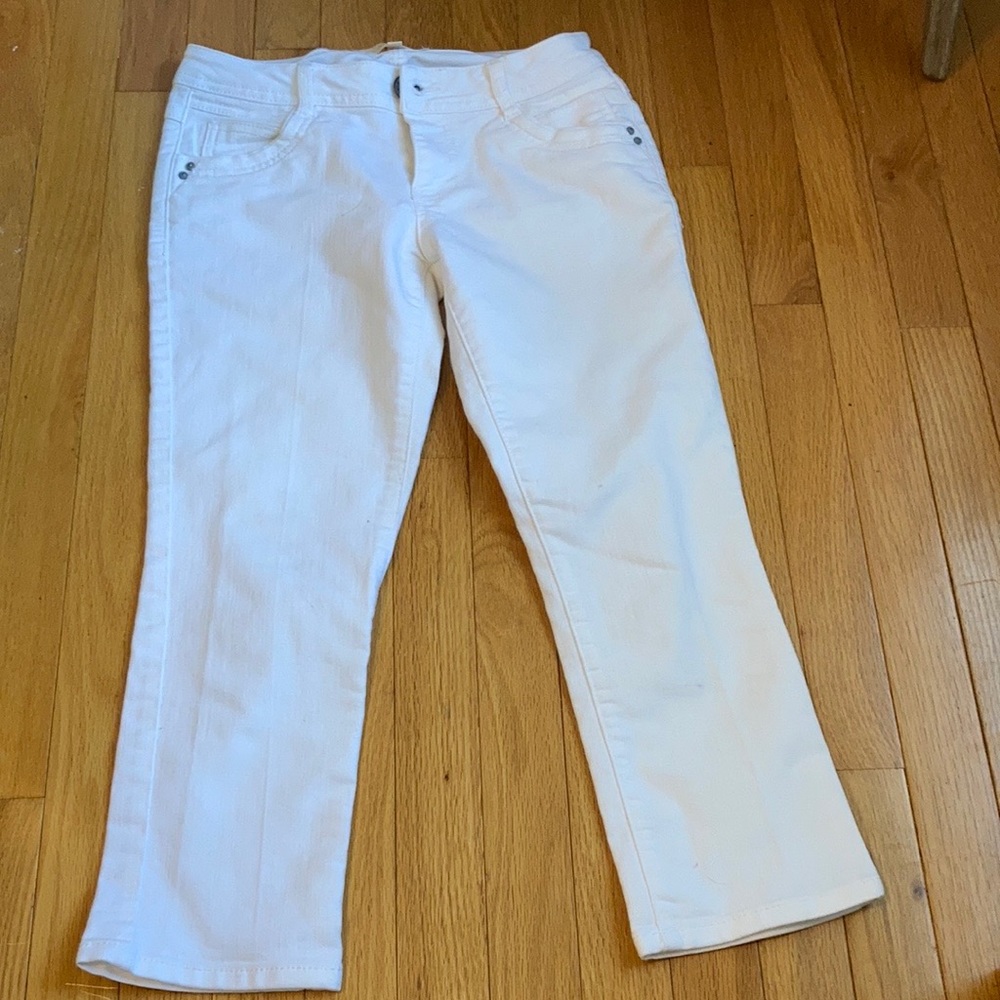 White 5 pocket jeans